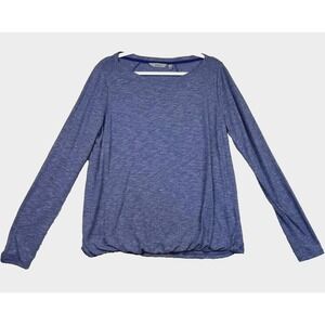 Athleta Pullover Womens Large‎ Blue Long Sleeve Sonoma County Lightweight Top